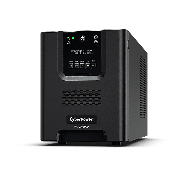 UPS CYBERPOWER LINHA INTEATIVA PR1000ELCD 1000V 900W 8*OUT