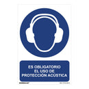 SINAL ´´ES OBLIGATORIO EL USO DE PROTECCION ACUSTICA´´ (PVC 0,7