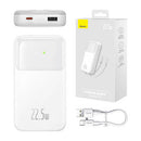 POWERBANK BASEUS COMET 20000MAH, USB DO USB-C, 22,5W (BRANCO)