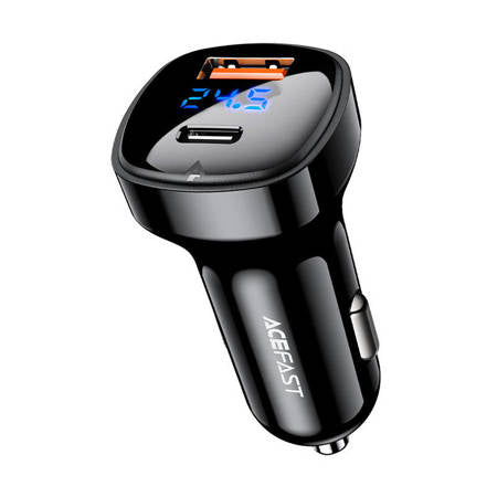 CARREGADOR DE CARRO ACEFAST B4. 66W. USB-C + USB