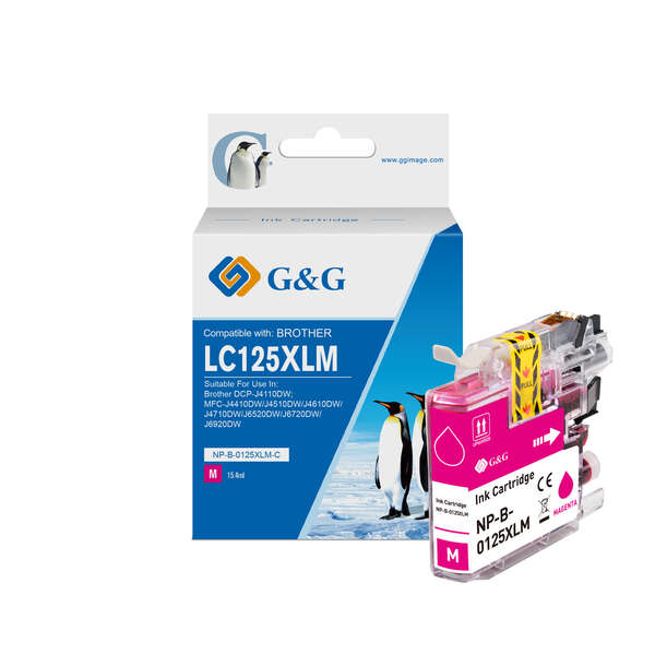 G&G BROTHER LC125XL MAGENTA CARTUCHOS DE TINTA GENERICO - REEMPLA