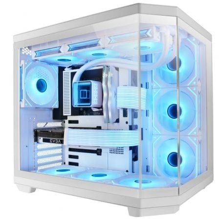 CAJA GAMING SEMITORRE MARS GAMING MC-3TCORE BLANCA