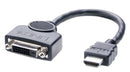 Lindy 41227 adaptador de cabo de vídeo 0,2 m DVI-D HDMI Preto