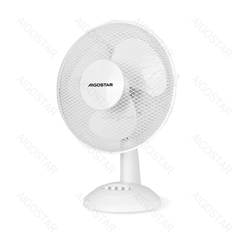 VENTILADOR DE MESA, 12 POLEGADAS, 3 LÂMINAS, 3 VELOCIDADES, BRANC