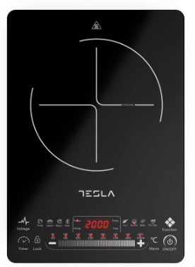 PLACA INDUÇÃO TESLA IC400B 20CM, 2000W SLIDE