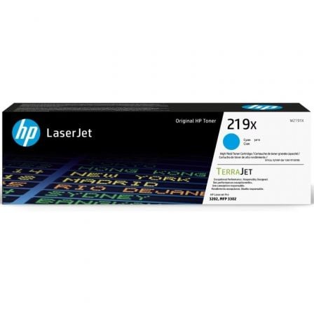 HP Toner LaserJet Original 219X Ciano de Elevado Rendimento