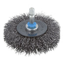 ESCOVA DE DISCO DE ARAME DE AÇO Ø75 X 16 MM
