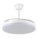 VENTILADOR DE TETO LED MILKY L EVO SMART DC 72W 7920 LM COM PÁS R