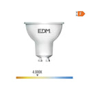 LÂMPADA DICROICA LED GU10 5W 450LM 4000K LUZ DO DIA Ø5X5,5CM EDM