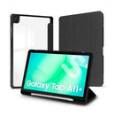 FUNDA SUBBLIM CLEAR SHOCK CASE PARA SAMSUNG A11+ NEGRA