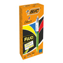 BIC 4 COLOURS FLUO BOLIGRAFO DE BOLA RETRACTIL - PUNTA MEDIA DE 1