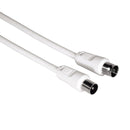 HAMA CABO ANTENA COAX M/F 75DB 1.5MT BRANCO