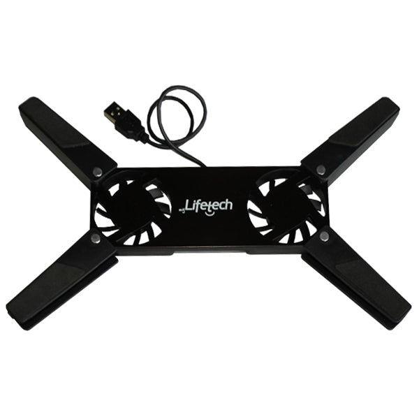 LIFETECH BASE P PORTATIL STAND USB FAN BLACK 10  15