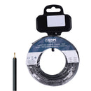 ROLO DE CABO FLEXÍVEL 6MM PRETO LIVRE DE HALOGÉNEOS 10M