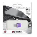 PEN DRIVE KINGSTON 64GB DATATRAVELER MICRODUO 3C USB 3.2  DUAL-TY