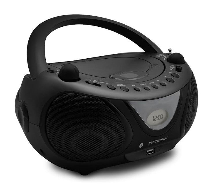 METRONIC RADIO CD MP3 USB BLUETOOTH PRETO