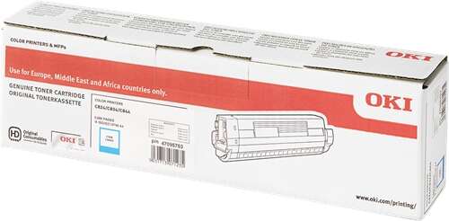 TONER OKI ORIGINAL C824C834C844 AZUL