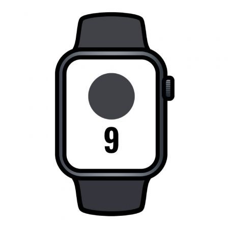 APPLE WATCH SERIES 9 GPS 41MM CAJA DE ALUMINIO MEDIANOCHE CORREA