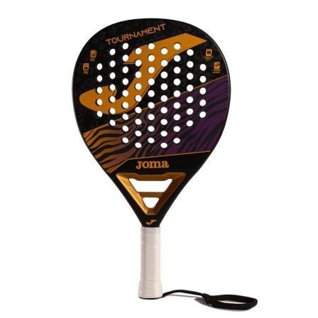 PALA DE PÁDEL JOMA TOURNAMENT NEGRO NARANJA Y MORADA