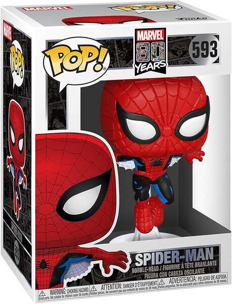 FUNKO POP SPIDER-MAN FIRST APPEARENCE - MARVEL 80 YEARS 9CM