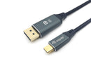 Equip 133423 adaptador de cabo de vídeo 3 m USB Type-C DisplayPor