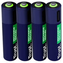 PACK DE 4 PILAS AAA TRUST 25671 RECARGABLES