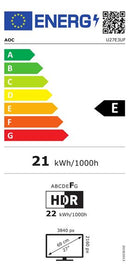 AOC MONITOR IPS 27" UHD 4K HDMI DP USB COLUNAS HAS PIVOT U27E3UF