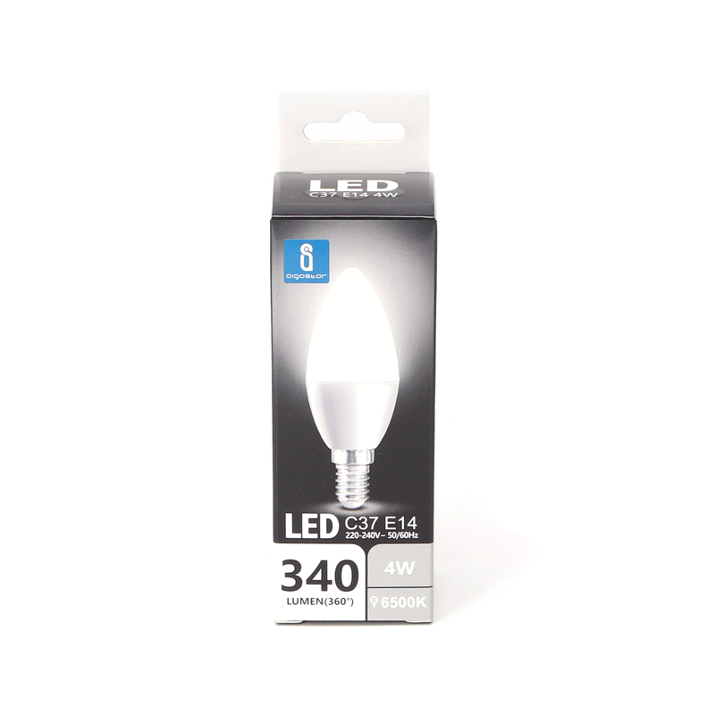 LED C37 E14 4W. 6500K