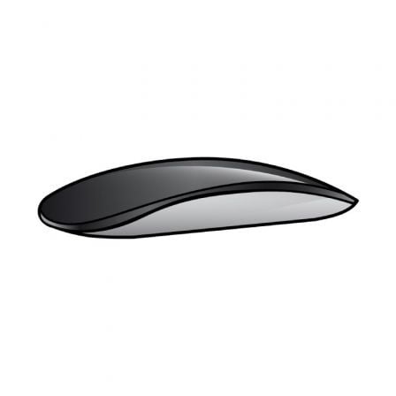 APPLE MAGIC MOUSE - BLACK MULTI-TOUCH SURFACE