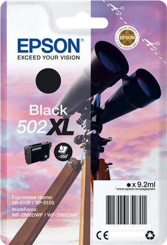 TINTEIRO EPSON SINGLEPACK BLACK 502XL INK