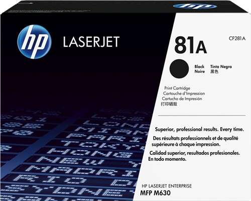 HP Toner LaserJet Original 81A Preto