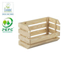 CAIXA EMPILHÁVEL EVOLUTION 60X28,5X35,3CM SEM VERNIZ 100% PEFC CE