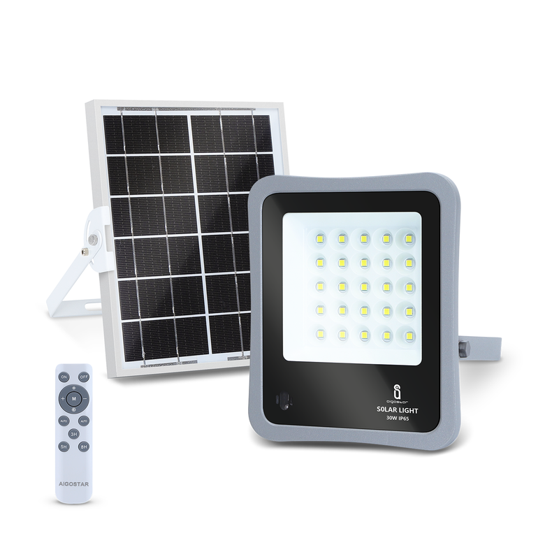 PROJETOR SOLAR AIGOSTAR 30W. IP65