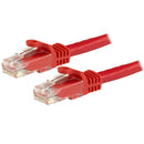 StarTech.com N6PATC1MRD cabo de rede Vermelho 1 m Cat6 U/UTP (UTP
