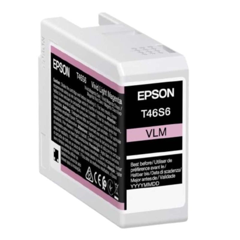 TINTEIRO EPSON SINGLEPACK VIVID LIGHT MAGENTA T46S6 ULTRACHROME P