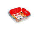 FORMA PYREX QUADRADA.25X22.2,2L.AF-212B100( 2,2 LITROS - 25 X 22