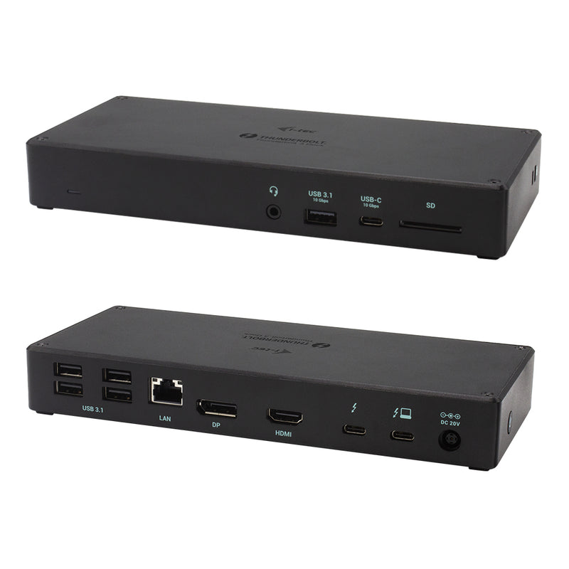 i-tec TB3TRIPLEDOCKPD base & duplicador de portas Com fios Thunde