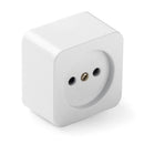BASE QUADRADA DE SUPERFÍCIE 16 A 250 V, BRANCA