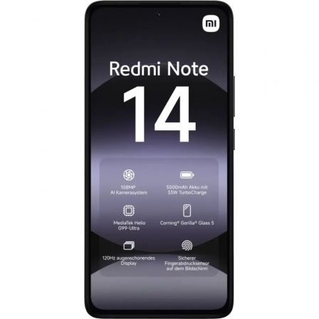 SMARTPHONE XIAOMI REDMI NOTE 14 6GB 128GB 6.67" NEGRO