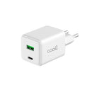 CARGADOR COOL DUAL USBCUSB 45W UTRA CARGA RAPIDA