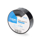 FITA ISOLANTE 25M X 25MM PRETA EDM ALTA QUALIDADE