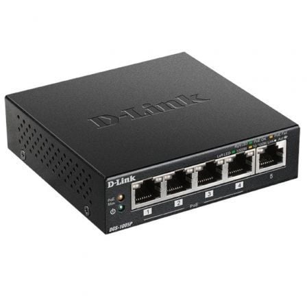 D-LINK SWITCH 5X101001000 GIGABIT POE+ SWITCH (60W)