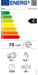 BOSCH - MÁQUINA LAVAR LOIÇA SERIE4 SMS4HMI08E