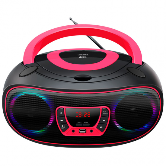 RAD/CD DENVER TCL-212 PINK BT