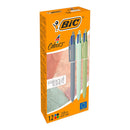 CANETA MINERAL TONES, TINTA 4 CORES, 12 UN., CAIXA