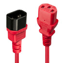 Lindy 30478 cabo de energia Vermelho 2 m Acoplador C14 Acoplador