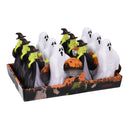 LANTERNA HALLOWEEN 14CM COM LED E SONIDO MODELOS SORTIDOS