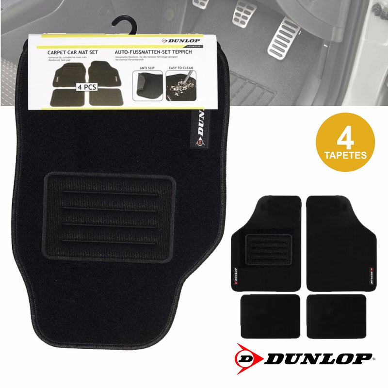 TAPETES UNIVERSAIS PRETOS DUNLOP