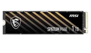 MSI SPATIUM M460 PCIE 4.0 NVME M.2 1TB INTERNAL SOLID STATE DRIVE