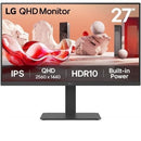 MONITOR PROFESIONAL LG 27BA45QB-B 27" QHD MULTIMEDIA REGULABLE EN